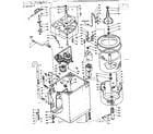 Kenmore 1106204052 machine sub-assembly diagram