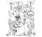 Kenmore 1106204704 machine sub-assembly diagram