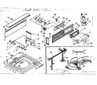 Kenmore 1106204704 top and console assembly diagram