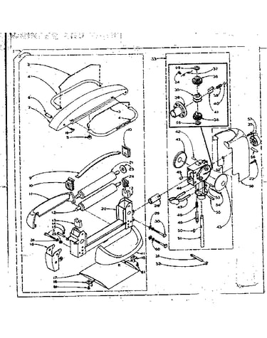 Wringer and wringer gear case assembly
