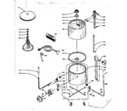 Kenmore 1106202300 machine sub-assembly diagram