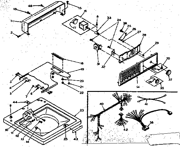 Top and console assembly