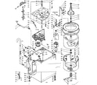 Kenmore 1106204061 machine sub-assembly diagram