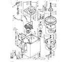 Kenmore 1106204012 machine sub-assembly diagram