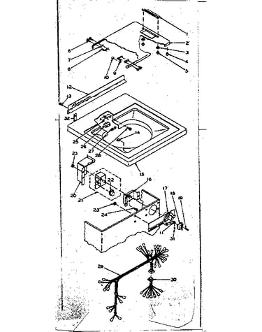 Top and control assembly