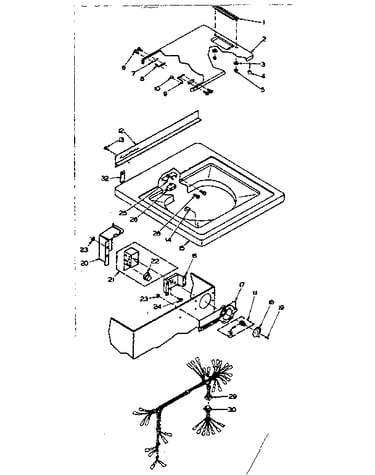 Top and control assembly
