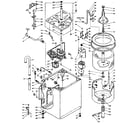 Kenmore 1106204064 machine sub-assembly diagram