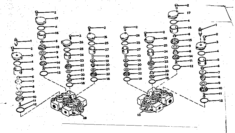 Cylinder/valve assembly