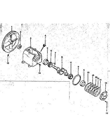 Flywheel/base and cup assembly