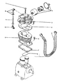 Cylinder and muffler assembly