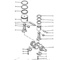 Craftsman 10217310 crankshaft and cone assembly diagram