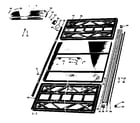 Craftsman 11322452 fence and table assemblies diagram