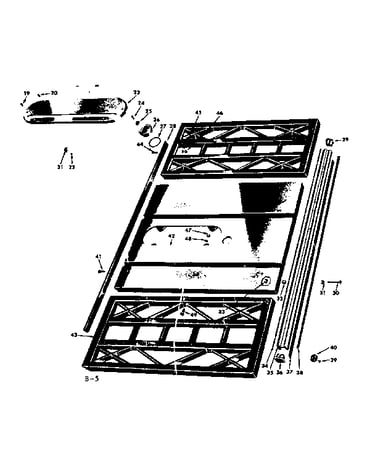 Fence and table assemblies