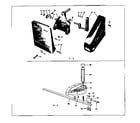 Craftsman 11322452 202 motor miter gauge-complete diagram