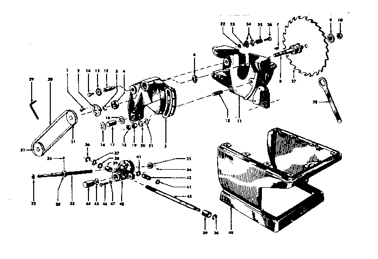 SAW BASE ASSEMBLY
