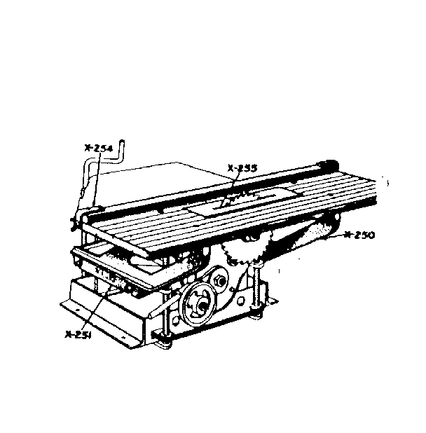No. 4777 saw table