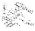 Craftsman 10128940 tool post compound rest and saddle assembly diagram