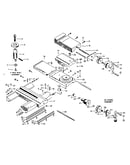 Tool post compound rest and saddle assembly