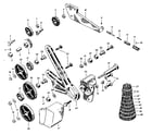 Craftsman 10128970 tumbler, standard gear and change gear assembly diagram
