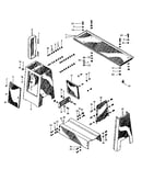 Cabinet assembly (model no. 101.28950, .28970)