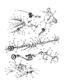 Feed gear and gear box parts