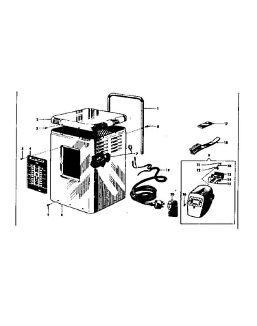 Cabinet and lid