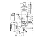 Pioneer Heater B100SP functional replacement parts diagram