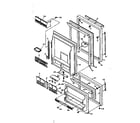 Kenmore 106U18GIM refrigerator door parts diagram