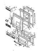 Refrigerator door parts