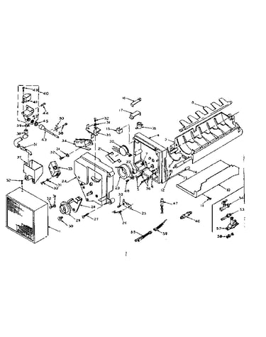 Refrigerator icemaker parts