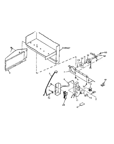 Refrigerator unit parts