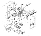 Kenmore 106U16GL refrigerator cabinet parts diagram