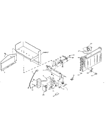 Refrigerator unit parts