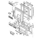 Kenmore 106U16GIM refrigerator door parts diagram
