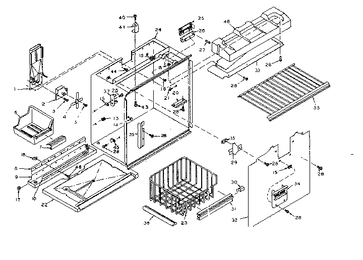 Refrigerator freezer parts