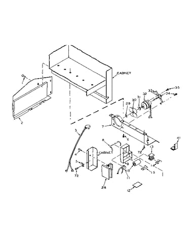 Refrigerator unit parts