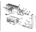 Kenmore 867721491 burner & manifold assembly diagram
