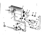 Kenmore 867721371 burner & manifold assembly diagram