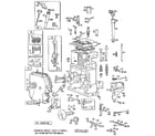 Briggs & Stratton 190400 TO 190499 (3113 - 3122) replacement parts diagram