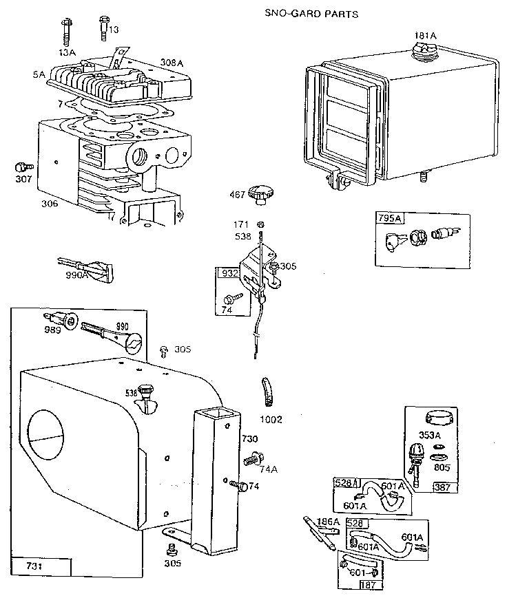 Sno-gard parts