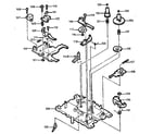 LXI 56421341550 tape mechanism exploded view (1) diagram
