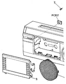 Buffle board and cassette lid assembly