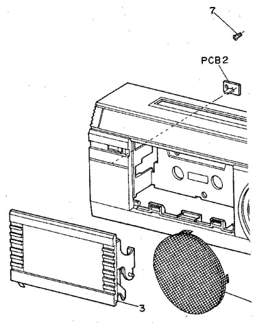 Buffle board and cassette lid assembly