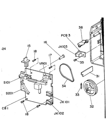 Function knob and drum
