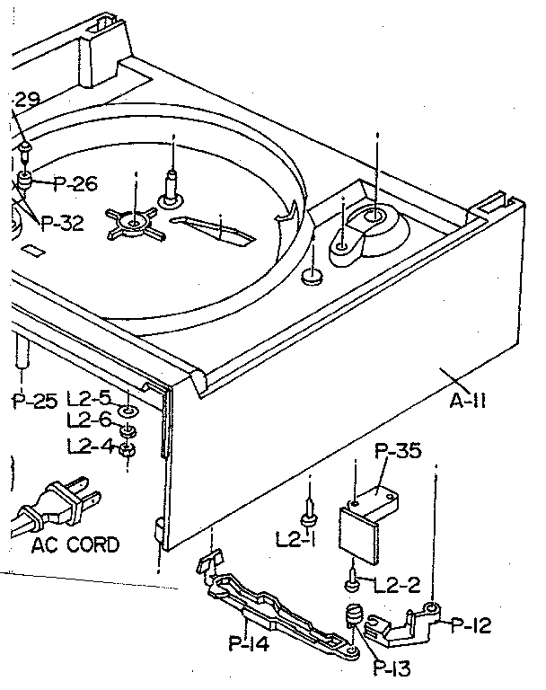 Starting lever and cabinet