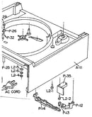 Starting lever and cabinet