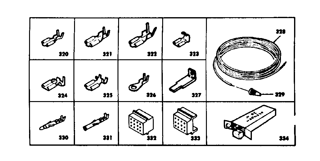 Wiring and wiring terminals