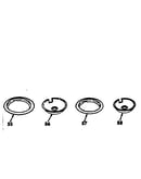 Optional porcelain pan and chrome ring kit