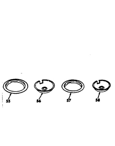 Optional porcelain pan and chrome ring kit