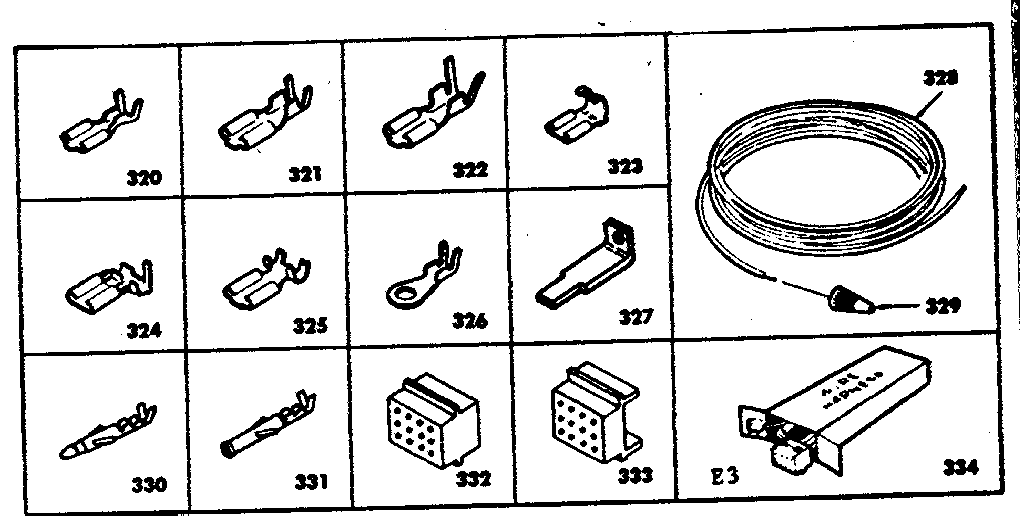 Wiring and wiring terminals